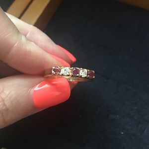 Jewelry - 14k ruby diamond band Jewelry - 14k ruby diamond band